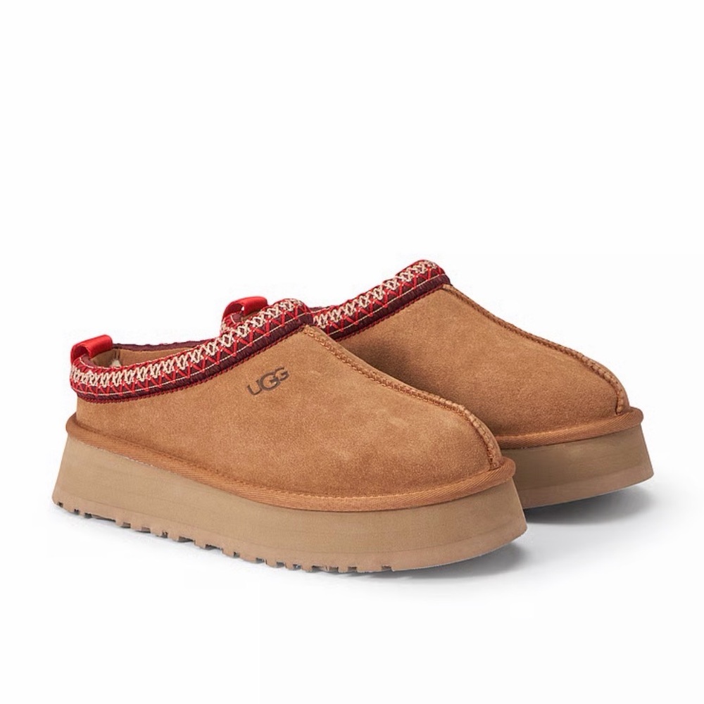 UGG Women's tazz chestnut Platform Mules size 9 new in box